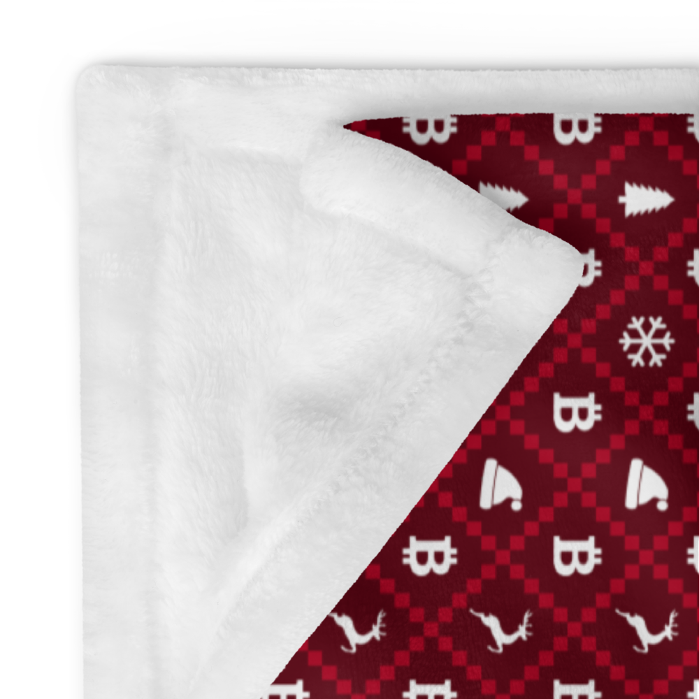 Crypto Hunters Bitcoin Christmas Blanket
