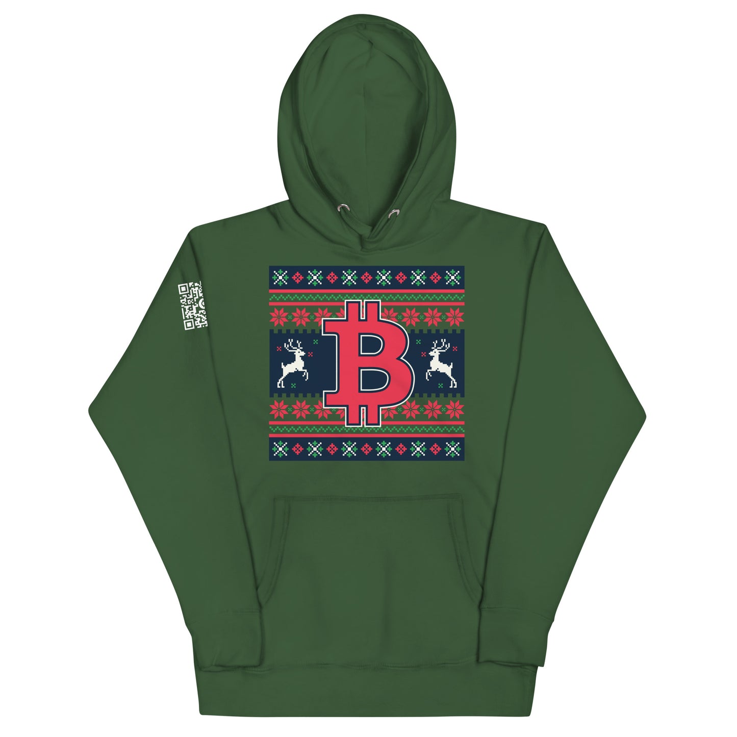 Crypto Hunters Christmas Reindeer Unisex Hoodie