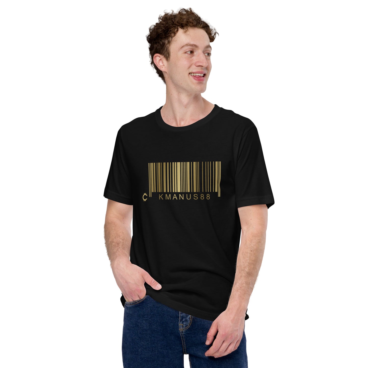 KManuS88 T-shirt Golden Barcode