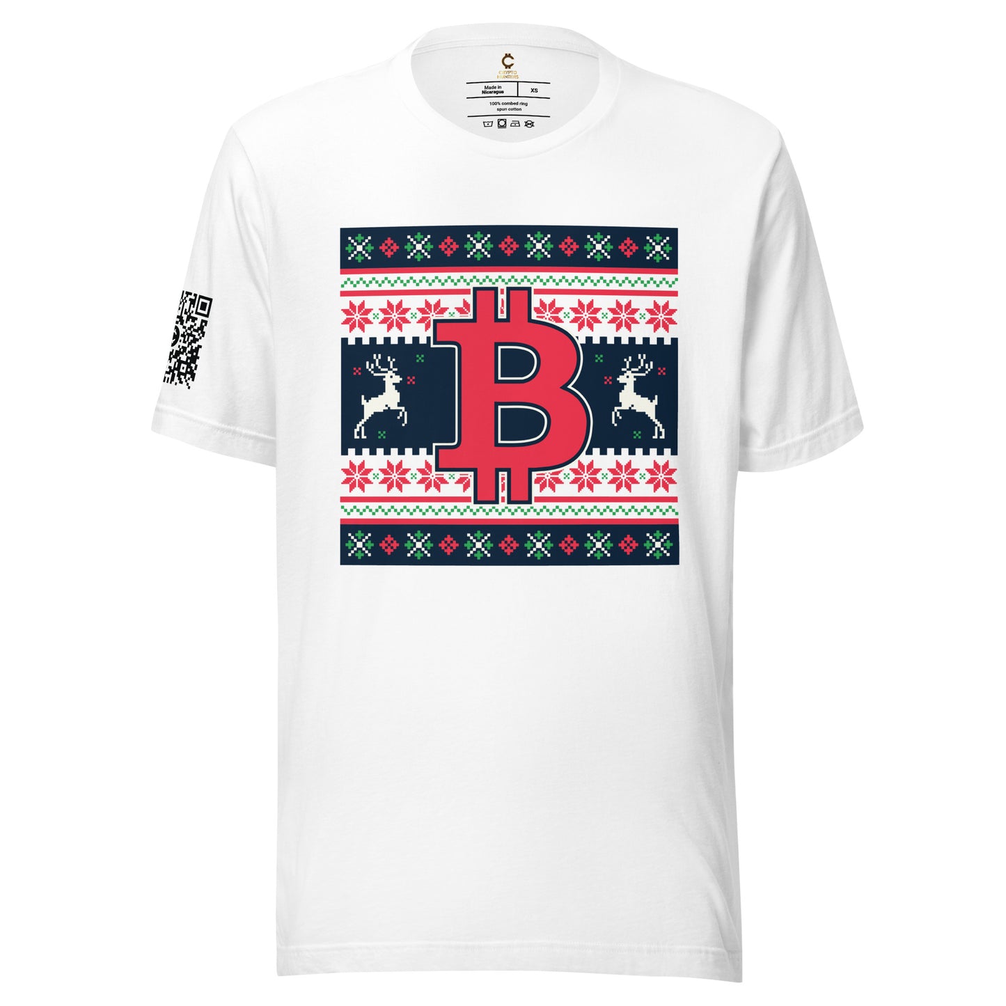 Crypto Hunters Christmas Reindeer Unisex T-shirt