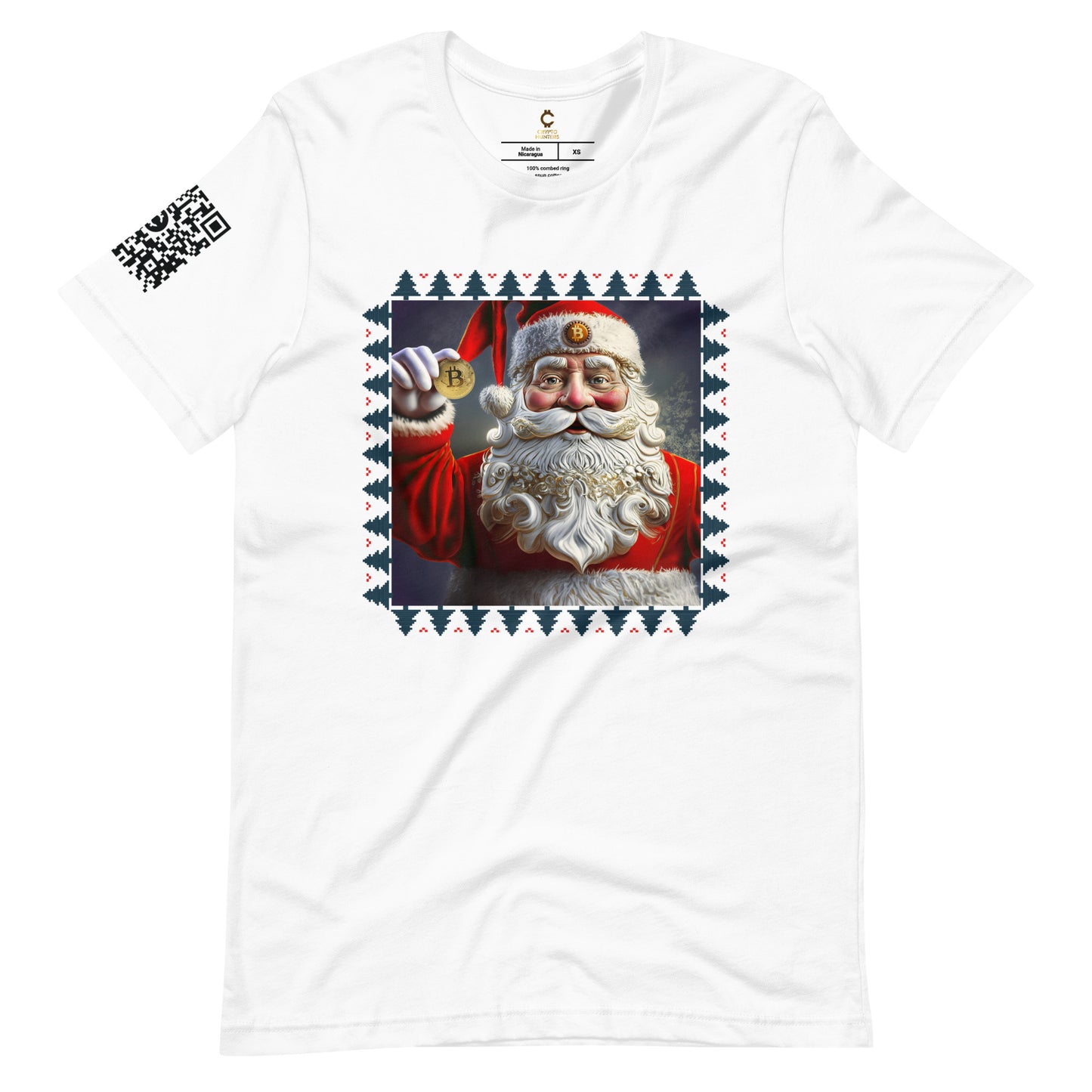 Crypto Hunters Christmas Happy Santa Unisex T-Shirt