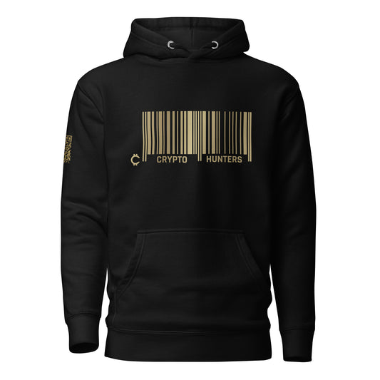 Crypto Hunters Barcode Unisex Hoodie